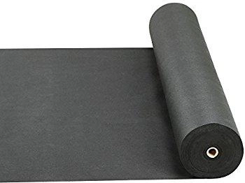toile non tissée pour parterres 0,8 × 100 m, 50 g/m², noire J.A.D. Tools