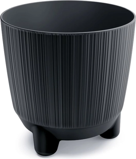 Ryfo planter with legs, anthracite, diameter 16.8 cm