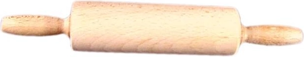 Mini rouleau à pâte en bois