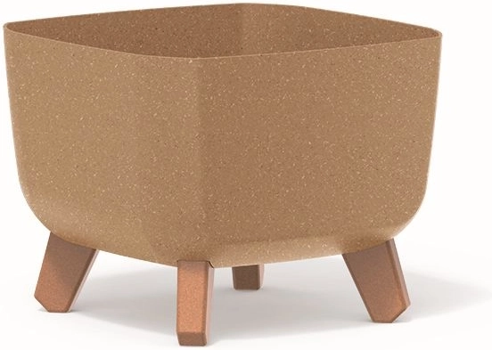 Cache-pot Gracia Square Eco Wood 24 × 24 cm naturo