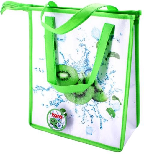 Koeltas met rits TORO kiwi 32 × 27 × 13 cm