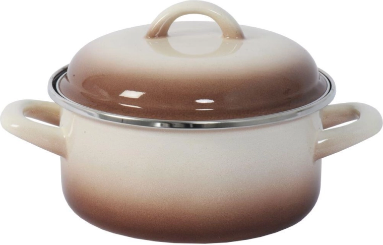 Saucepan with Lid 16 cm 1.5 l Cappuccino