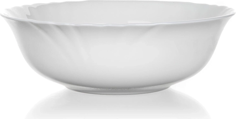 White glass bowl CADIX 16 cm