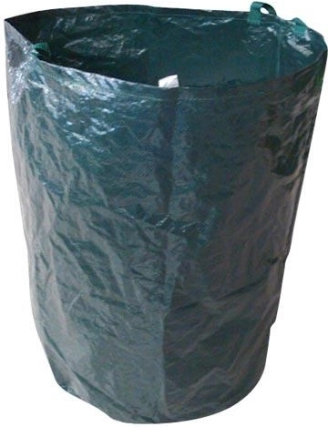 Corbeille pliante pour déchets de jardin 165 l en PE, diamètre 55 cm, hauteur 70 cm