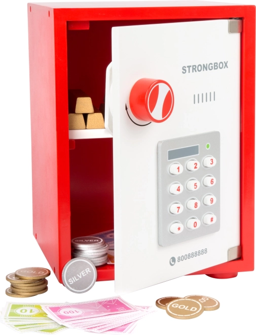 Wooden bank safe small foot for kids