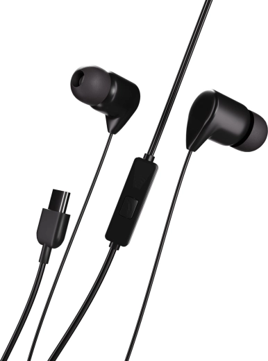 Maxell BASS 13 oordopjes met USB-C-aansluiting, zwart