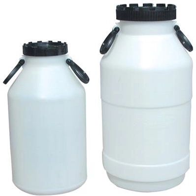 Wide-mouth plastic can 50 l with sealing lid