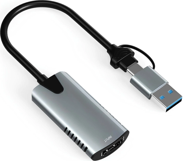 Carte de capture vidéo HDMI Renew Force 2v1 (USB-A/USB-C) - 1 pièce