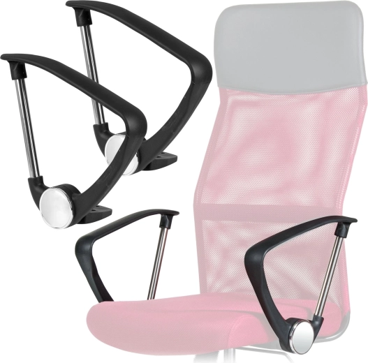 Black armrests for Sydney chair – set of 2 pieces