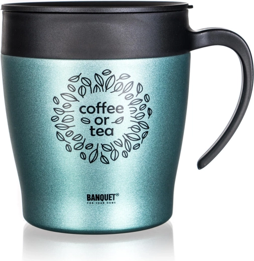 Gobelet isotherme de voyage 330 ml BANQUET Tazza vert-gris
