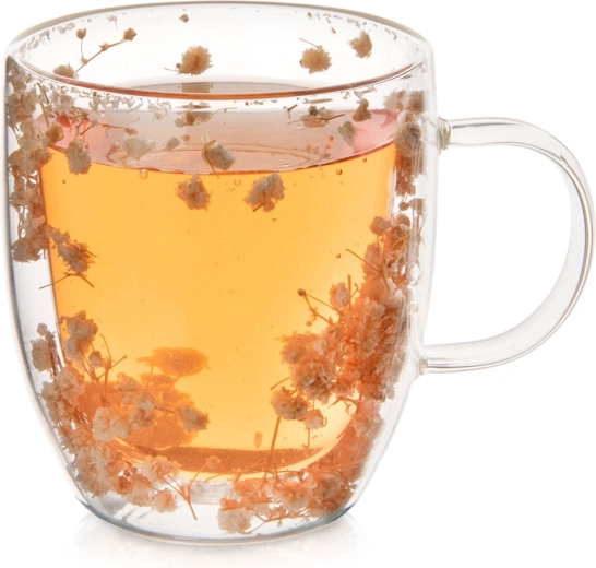 Tasse thermique en verre à double paroi 350 ml