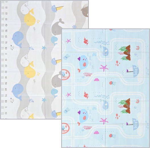 NANNA foldable double-sided foam play mat Sea 200 × 150 cm