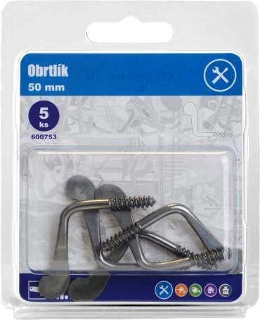 Crochet pivotant 50 mm brillant (5 pcs)