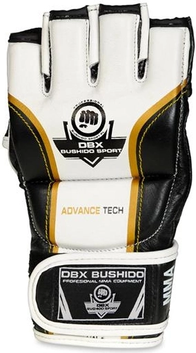 Gants MMA DBX BUSHIDO e1v1 en cuir de vachette