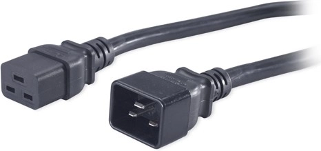 C19 to C20 Power Cable, 20 A, 2 m