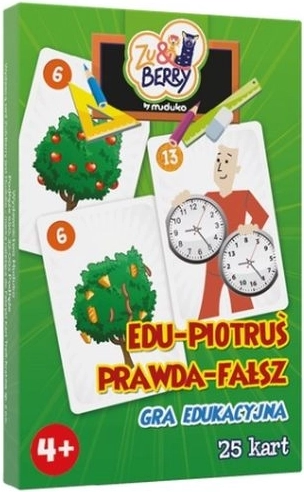Muduko Edu Piotruś : Vérité ou mensonge – jeu de cartes pour enfants 4+