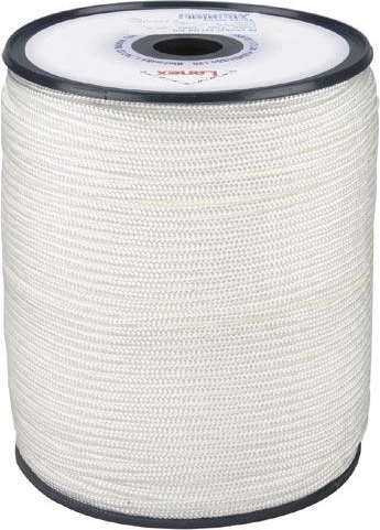 Corde tressée en polypropylène 6 mm sans âme, 100 m, multicolore