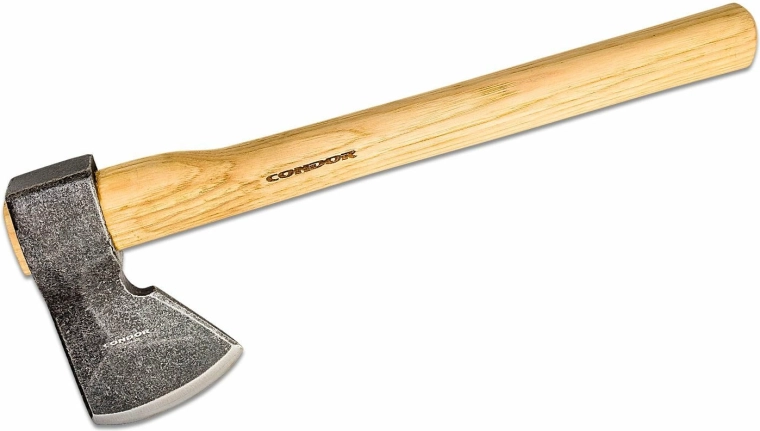 Condor Cantina Axe hache universelle 1000 g avec manche en noyer