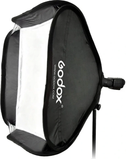 Godox softbox pliable 80 × 80 cm avec support S et monture Bowens