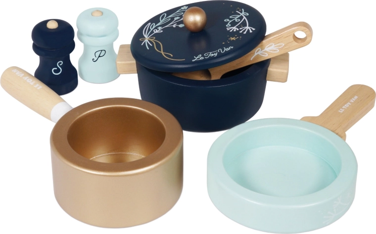 Houten pannenset voor kinderen van Le Toy Van