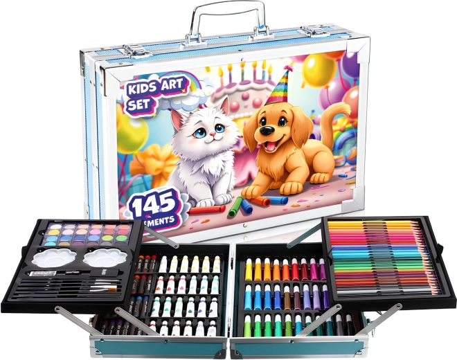 Art set for painting Renew Force Pets 145 pieces in a case