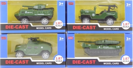 Metalen militair voertuig 1:87