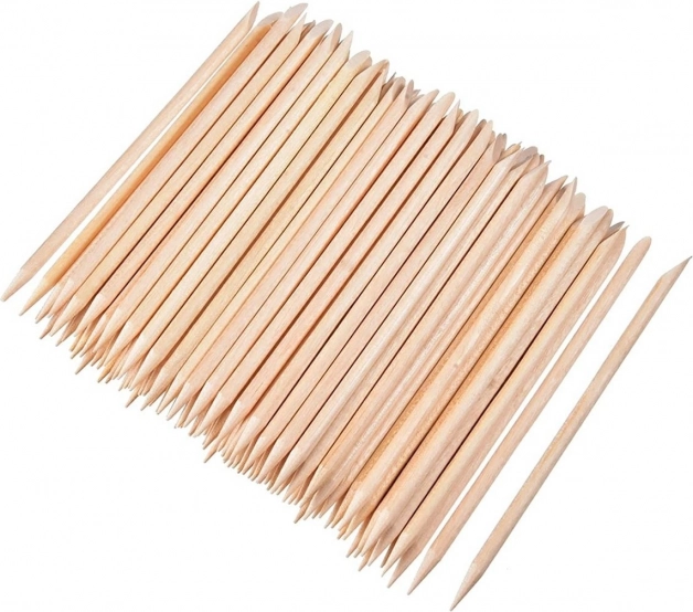 Bâtonnets cosmétiques en bois 100 pcs