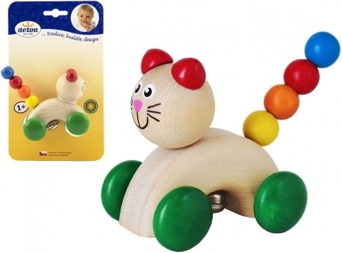 Kat op wieltjes Rammelaar