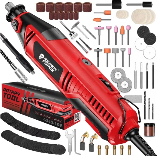 Mini-meuleuse droite multifonction RENEW FORCE 185 W