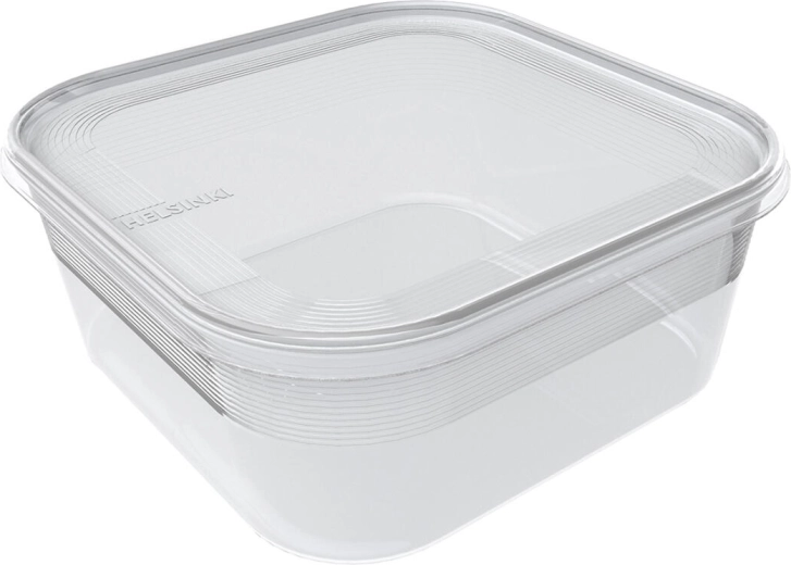HELSINKI Square Container 1.8 l Plastic with Lid