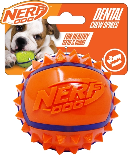 Nerf Dog stekelige bal voor honden 9 cm