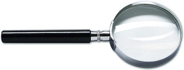 CONCORDE loep met metalen frame, diameter 75 mm