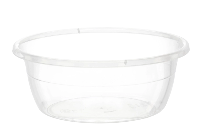 Transparente ronde kom 7 l van polypropyleen