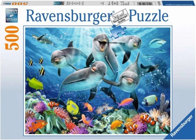 Puzzel 500 stukjes – dolfijnen RAVENSBURGER