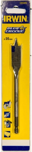 Foret plat pour bois 16 mm IRWIN Blue Groove