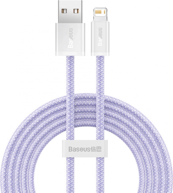 Câble USB–Lightning BASEUS Dynamic 2, 2 m, 2,4 A, violet
