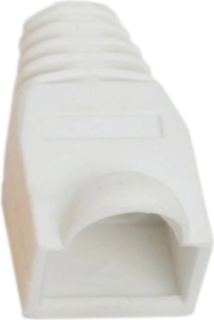 Witte knikbescherming voor kabel voor 8P8C-connector