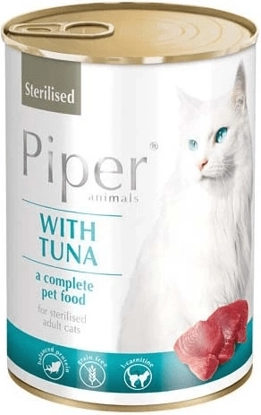Piper Cat blikvoer voor gesteriliseerde katten – tonijn 400 g
