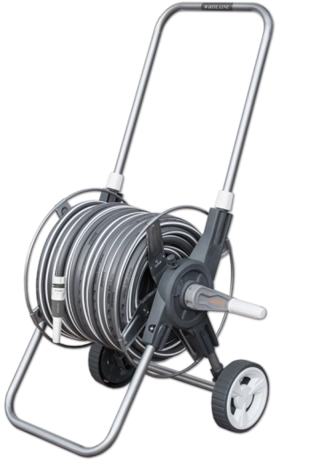 Ensemble chariot d’arrosage WHITE SILVER PLUS avec tuyau de 20 m WHITE LINE