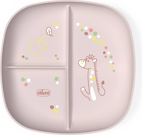Chicco verdeeld bord roze 12m+