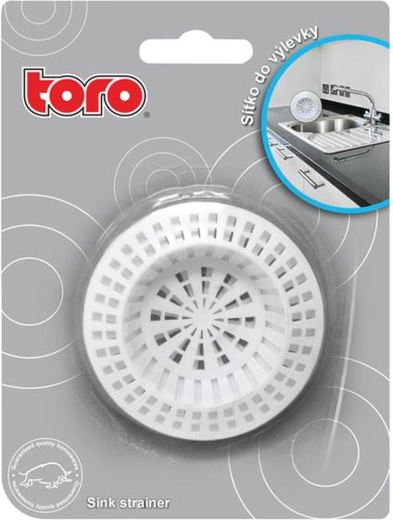 Plastisches Spülbeckensieb TORO, Set 2 Stk., Durchmesser 7 cm