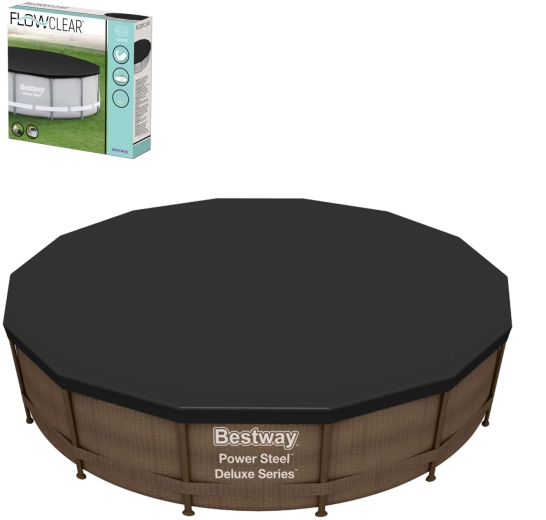 Bâche pour piscine tubulaire Bestway 427 cm