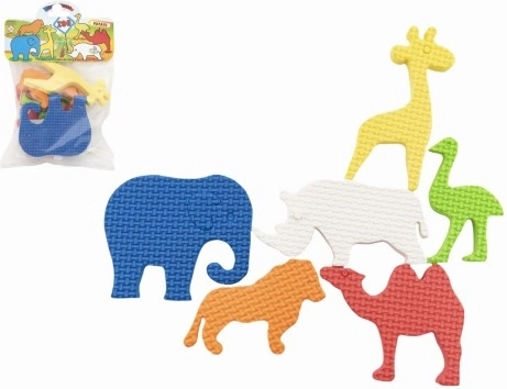 Teddies bath stickers zoo – set of 6 pieces