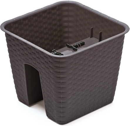 Jardinière de rambarde Ratolla 28 cm anthracite