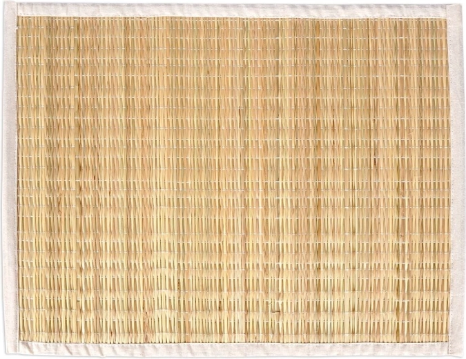 Natuurlijk placemat van gras en jute 40 × 35 cm