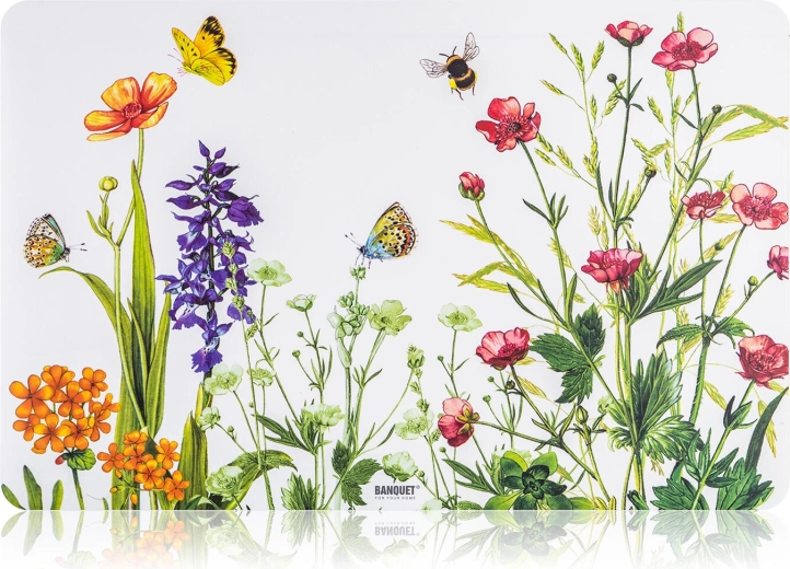 Plastic Placemat Meadow 43 × 28 cm