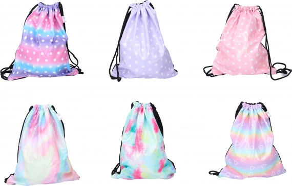 Drawstring backpack and shoe bag 34 × 42 cm