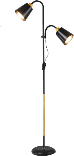 Stehlampe Floer 90 2×E27, Höhe 154–191 cm
