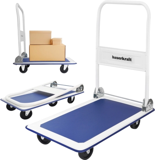 Folding platform transport trolley for warehouse 150 kg - 1 piece