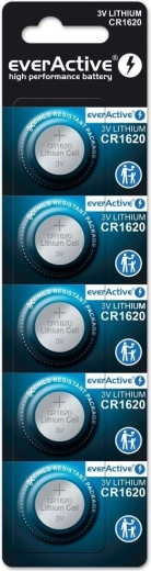 Lithium battery CR1620 - 5 pieces in blister